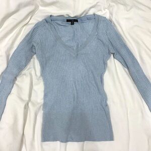 baby blue long sleeve top